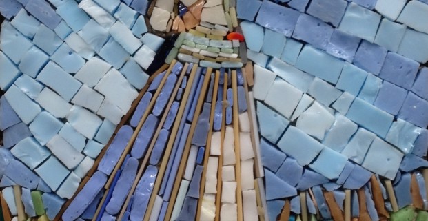 Dama con parasole – Monet – 7×10